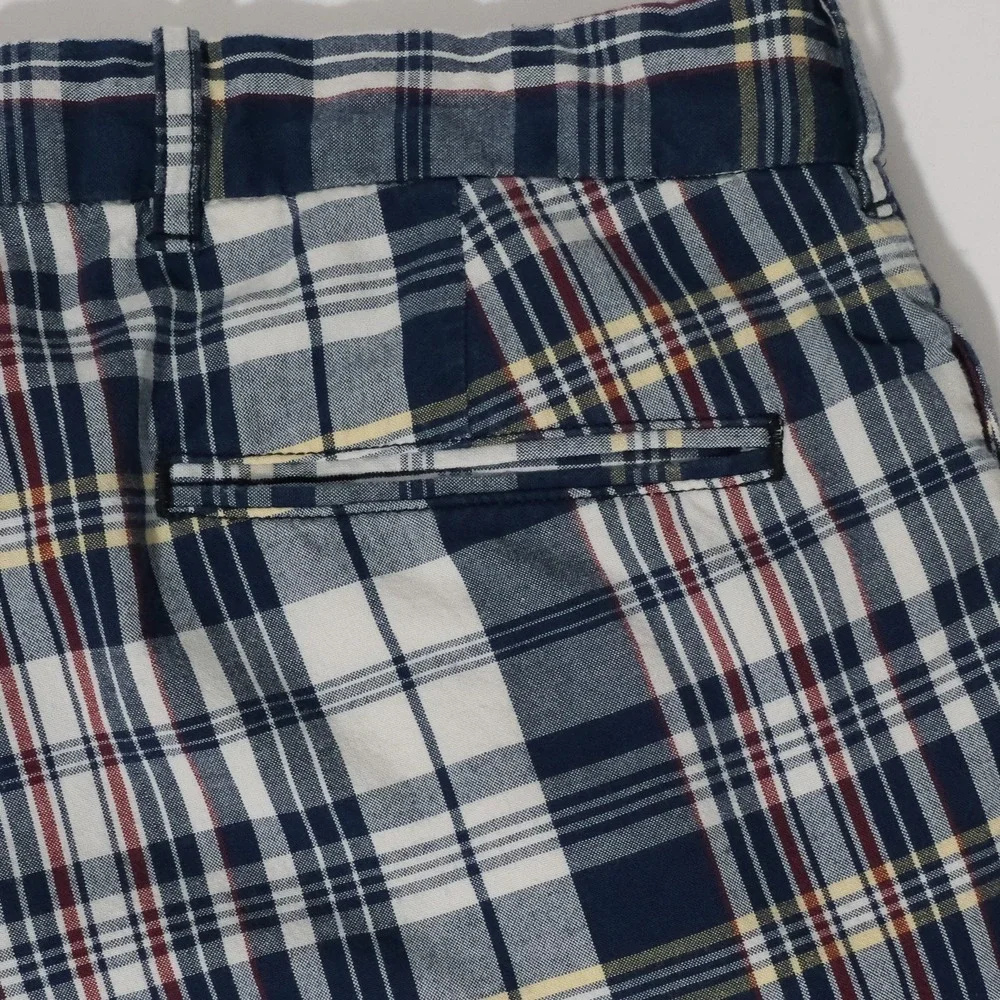 Vintage Polo Ralph Lauren Shorts Mens 36 Plaid Cotton 10